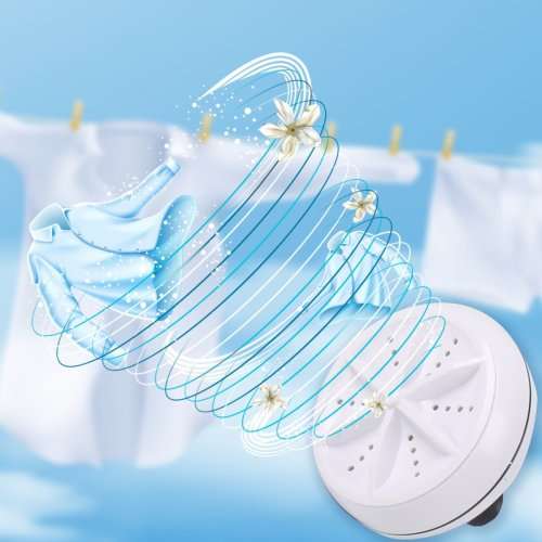 Ultrasonic Portable Travel Washing Machine