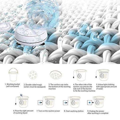 Ultrasonic Portable Travel Washing Machine