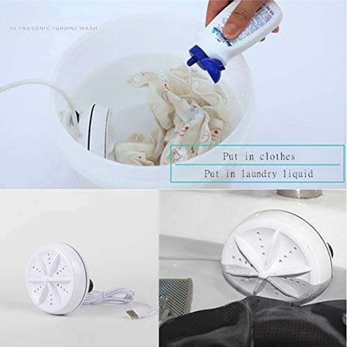 Ultrasonic Portable Travel Washing Machine