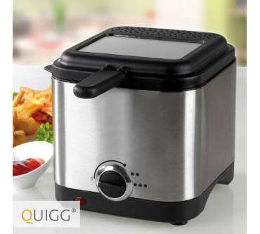 1.5 Litre 900W Compact Square Deep Fryer with Large View Window