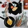 Silicone Kitchenware Cooking Utensils Heat Resistant  Non-Stick Cooking Utensils Kitchen Black