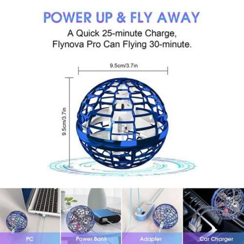 flying Spinner with Endless Tricks Flying Toy Hand Operated Drones kid Gift