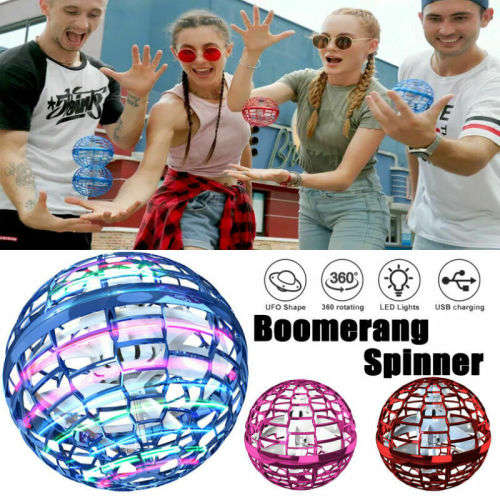 flying Spinner with Endless Tricks Flying Toy Hand Operated Drones kid Gift