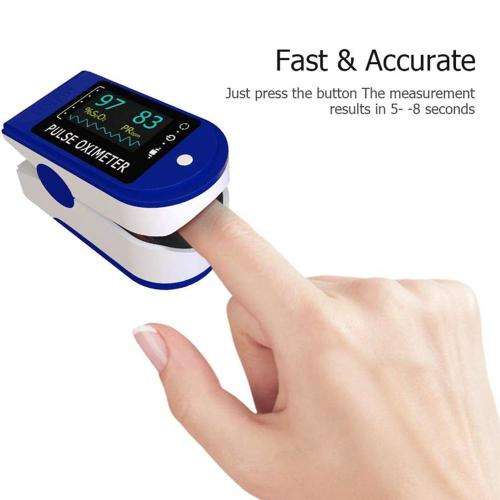 Monitorled Fingertip Blood Oxygen  Saturation Pulse Oximeter with LED Display