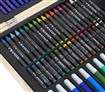 Portable 220-Piece Art Set w/ Wooden Carry Case