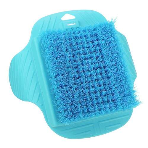 Plastic Bath Shoe Pumice Stone Foot Scrubber Shower Brush Massager Slippers for Feet Bathroom