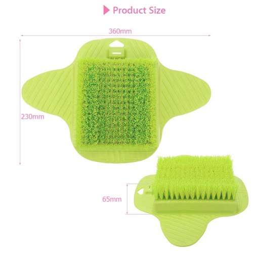 Plastic Bath Shoe Pumice Stone Foot Scrubber Shower Brush Massager Slippers for Feet Bathroom