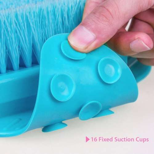 Plastic Bath Shoe Pumice Stone Foot Scrubber Shower Brush Massager Slippers for Feet Bathroom