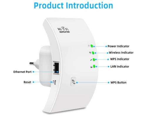 Wireless WIFI Repeater 300Mbps Network Antenna Wifi Extender Signal Amplifier 802.11n/b/g Signal Boo