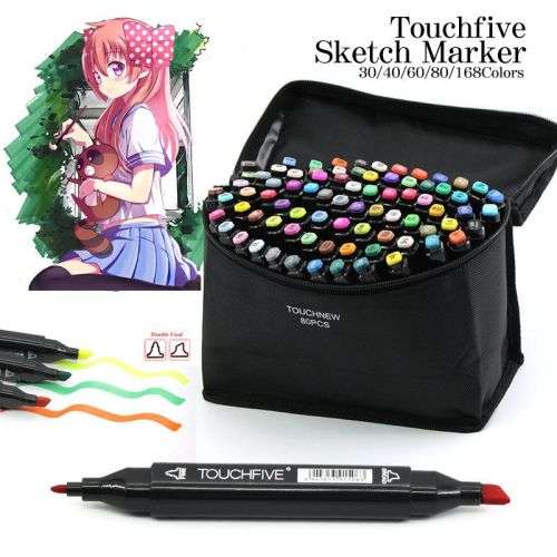 80PCS Acrylic Paint Marker Pens Permanent Art Rock Metal Glass Pebble Waterproof