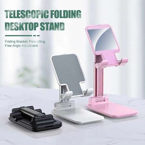 PHONE HOLDER TABLET STAND FOLDING DESKTOP NON SLIP FOLDABLE UNIVERSAL MULTI ANGLE