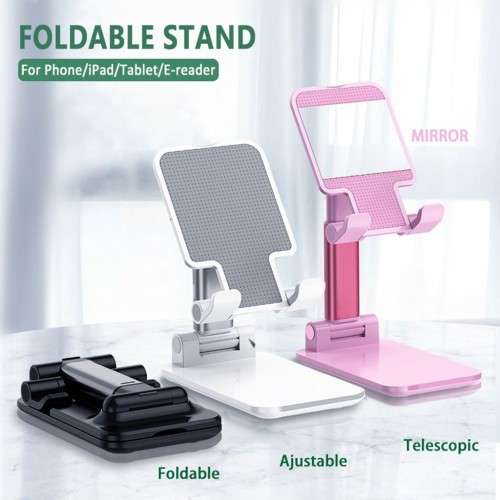 PHONE HOLDER TABLET STAND FOLDING DESKTOP NON SLIP FOLDABLE UNIVERSAL MULTI ANGLE