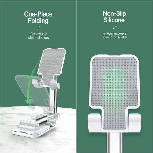 PHONE HOLDER TABLET STAND FOLDING DESKTOP NON SLIP FOLDABLE UNIVERSAL MULTI ANGLE