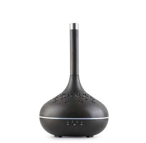 Aroma Diffuser Humidifier With Color Changing LED Light Q-T65 - Dark Brown And light brown color