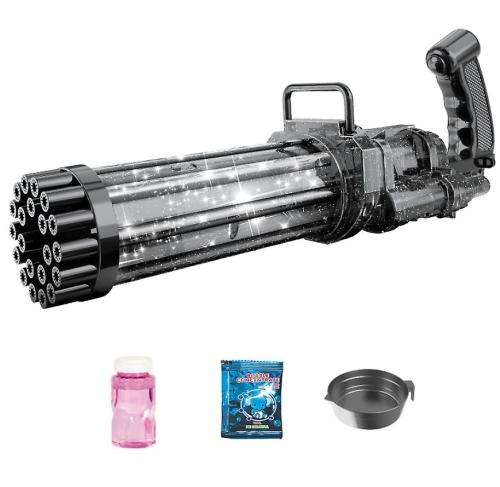 21-Hole Electric Gatling Bubble,Summer Outdoor And Indoor Toys For Boys Girls