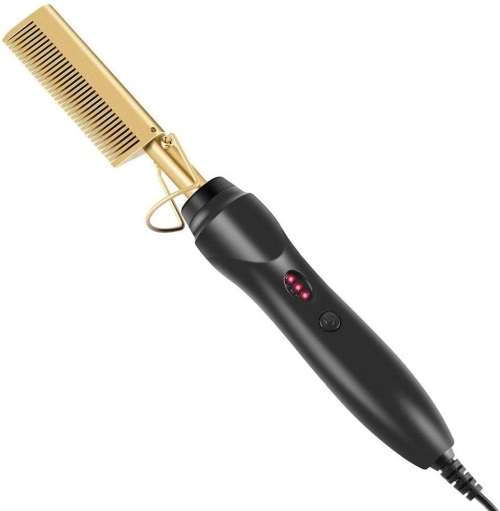 Hot Straightening Heat Pressing Comb Ceramic Curling Flat Iron Curler Designed Hair Straightener Cur
