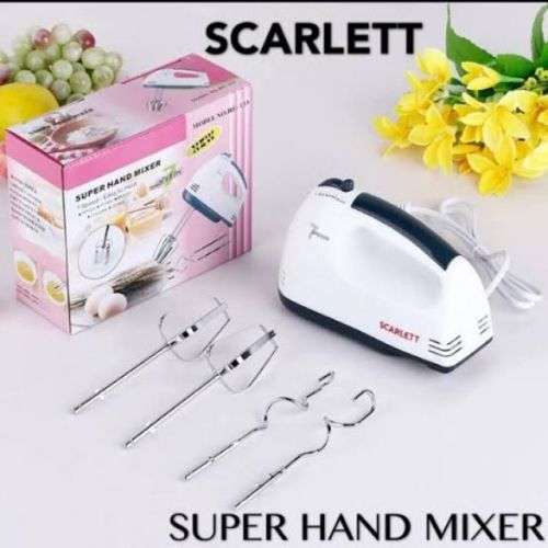 Scarlett Beater New Super Hand Egg Mixer for kitchen 7speed motor