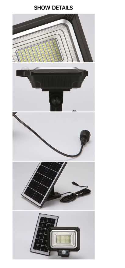 GD-830 3model lights Flood Light 30W waterproof solar sensor wall light with remote