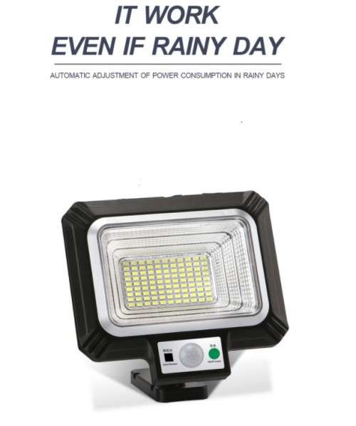 GD-830 3model lights Flood Light 30W waterproof solar sensor wall light with remote