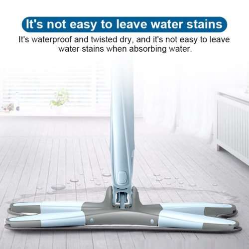 360 Degree X-type Floor Mop with Reusable Microfiber Pad