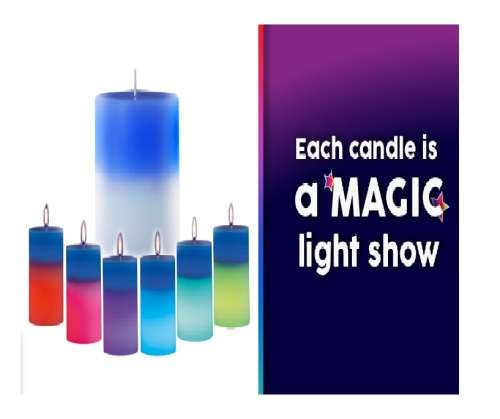 Magic Candle Colour Changing, Wax Candle