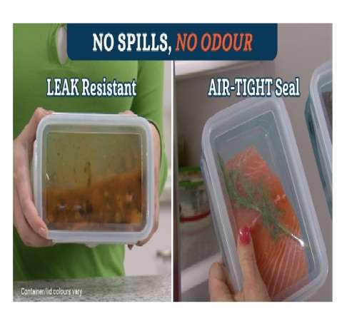 12 pcs Food Storage Containers with Stretch and Fit Lids!