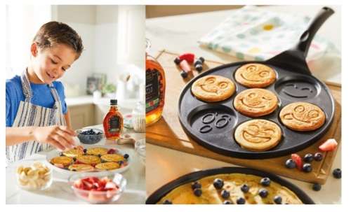 7 Mold Emoji Reactions Non-Stick Egg Pancake Maker Frying Pan