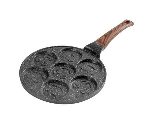7 Mold Emoji Reactions Non-Stick Egg Pancake Maker Frying Pan
