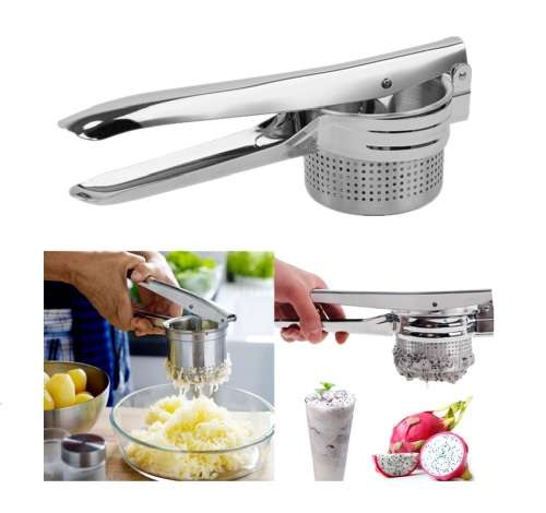 Multi function Potato, Rice and Fruit Presser Stainless Steel - Kitchen Essentials