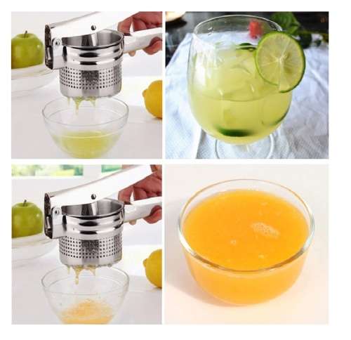 Multi function Potato, Rice and Fruit Presser Stainless Steel - Kitchen Essentials