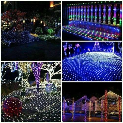 String 50M 400LEDS Christmas/Wedding/Party Decoration Lights 220V outdoor Waterproof led 9 color RGB