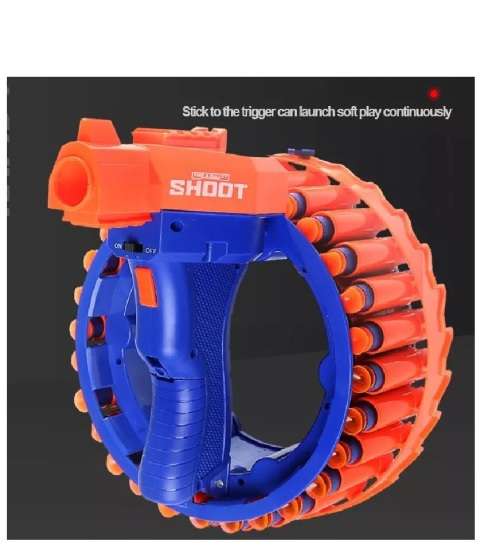 Electric Portable Soft Bullet Rapid Fire Gun