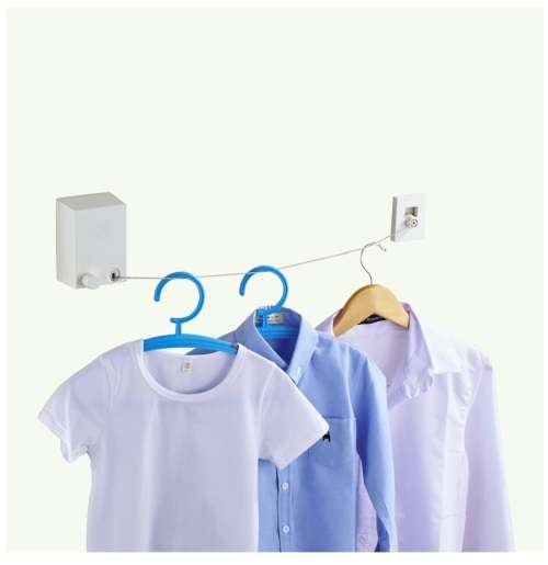 Retractable Stainless Steel  wire Clothesline length 4.2 meter