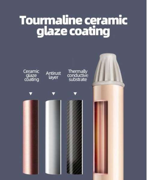 Professional Curling Iron Ceramic Triple Barrel Hair Styler