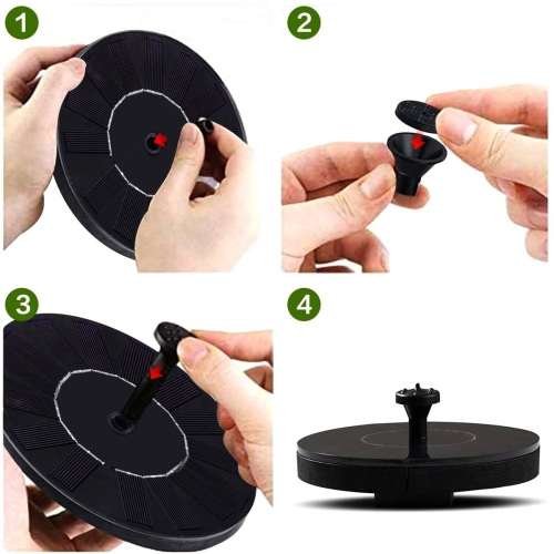 Reef Aquatics Solar Powered Fountain Pond Pump