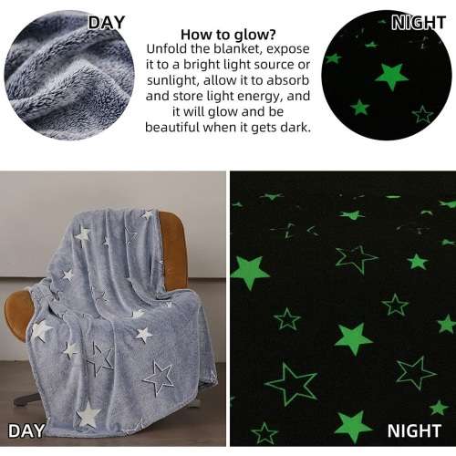 Glow In The Dark Children`s Magic Blanket