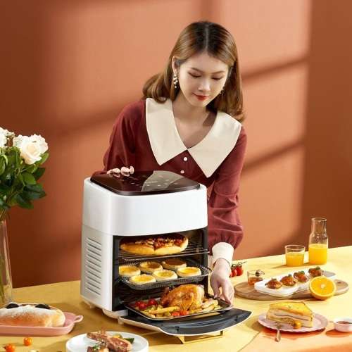 Black 15 L Technology Air Fryer Oven Multifunction Electric Air Fryer