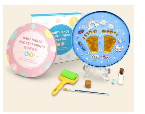 Baby Handprint Footprint Kit Newborn Baby Photo Album Personalized Gift Sets Gifts Footprint Decorat