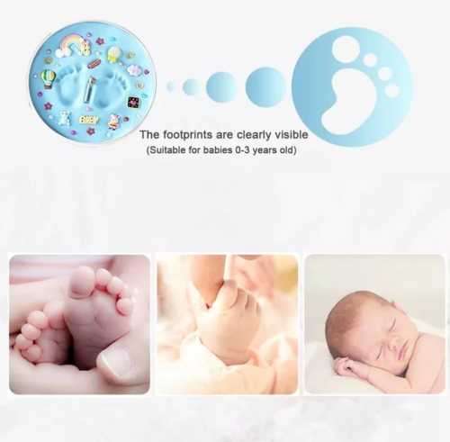 Baby Handprint Footprint Kit Newborn Baby Photo Album Personalized Gift Sets Gifts Footprint Decorat