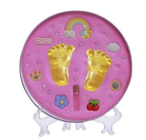 Baby Handprint Footprint Kit Newborn Baby Photo Album Personalized Gift Sets Gifts Footprint Decorat