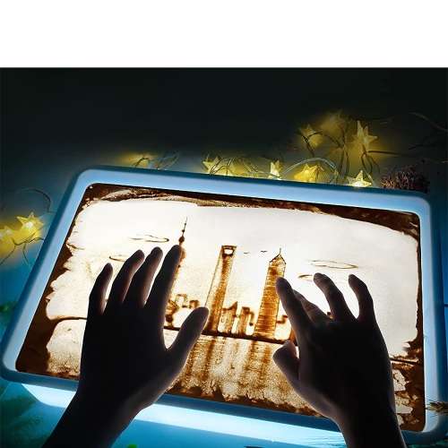 CS-Sand Painting Light Box | Sand Animation | Sand Art Kits for Kids 39 cm