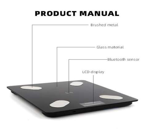 Smart Body Fat Scale With Bluetooth Connect