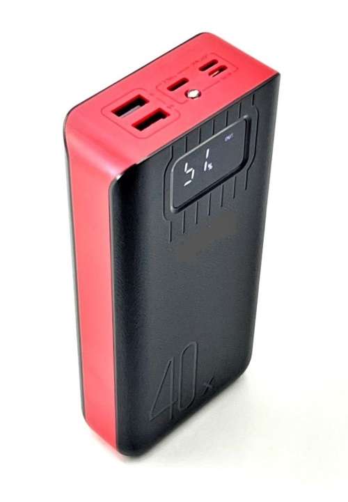 Portable LED Screen Display Power Bank 40000mAH