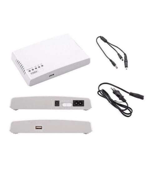 Rechargeable Portable Mini UPS for Internet Routers, CCTV & Smart Devices 8800mah