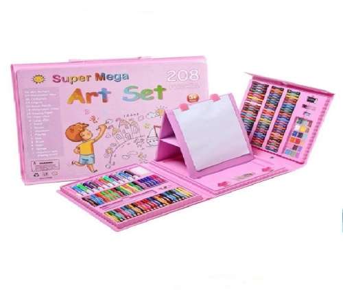 208 Pieces Art Box Childrens Art Set Crafts