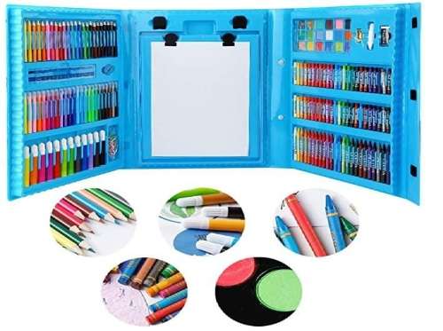 208 Pieces Art Box Childrens Art Set Crafts