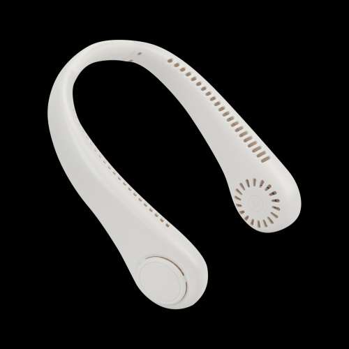 Mini Hanging Neck Fan,USB Rechargeable ,Air Cooler Portable Bladeless Fan_white