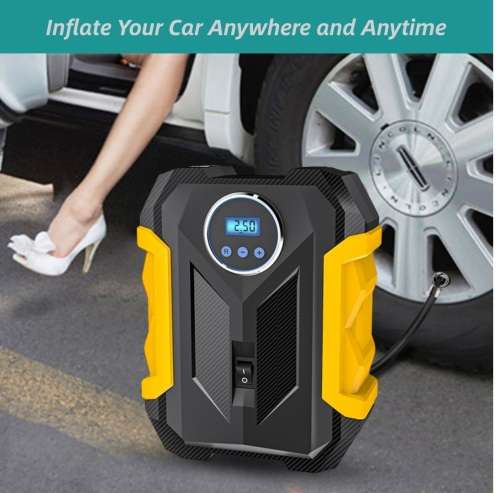 Carsun Multifunctional Digital Car Tyre Pump With One Touch Function