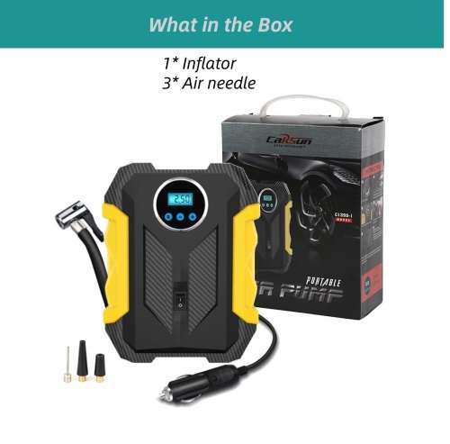 Carsun Multifunctional Digital Car Tyre Pump With One Touch Function
