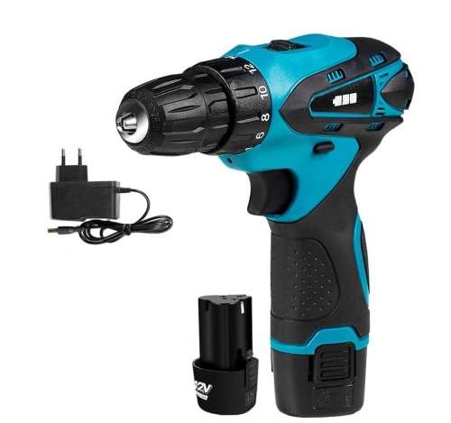 Cordless Lithium-Ion Drill and Screwdriver Set 12/18V